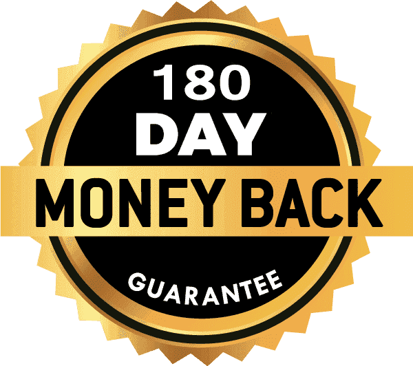 ProstaPeak 180 Days Money Back Guarantee Badge